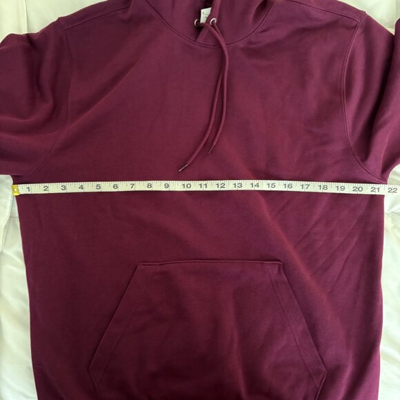 Unisex Maroon Hoodie New Size M - Picture 4 of 7
